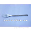 stainless steel dinner fork with nice patterns on handle